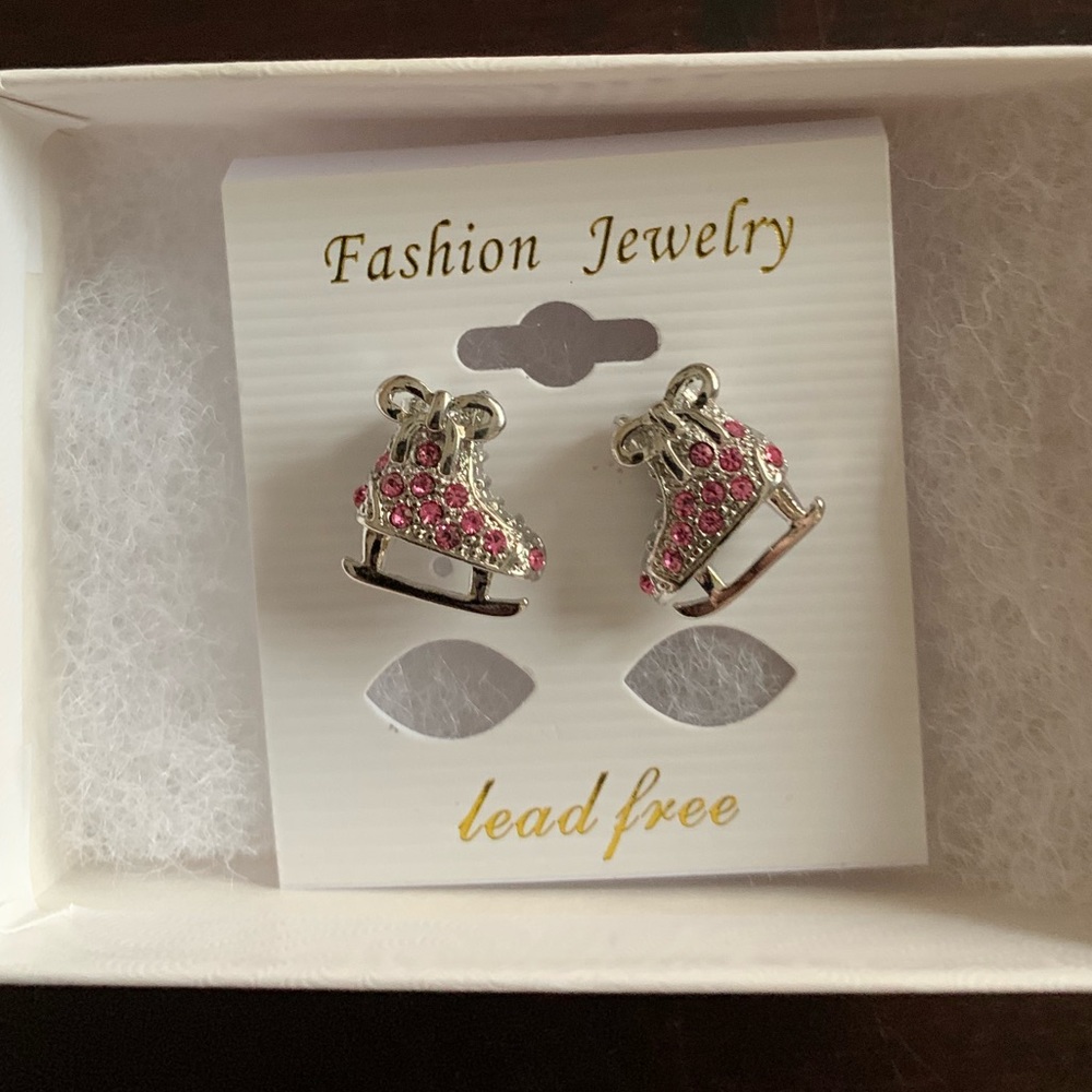 Ice Skate Earings- Girls